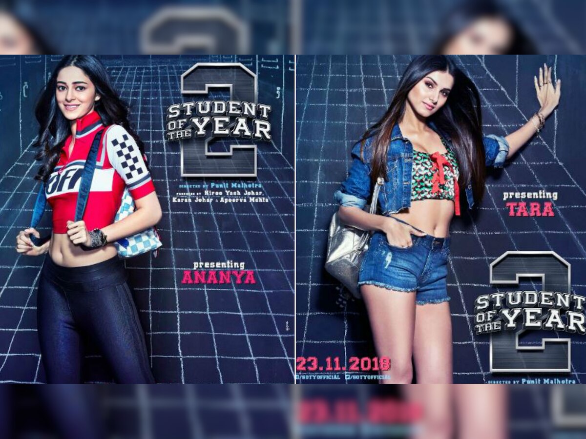 First look out: Meet Ananya Pandey and Tara Sutaria, Tiger Shroff's leading ladies in 'Student of the Year 2'