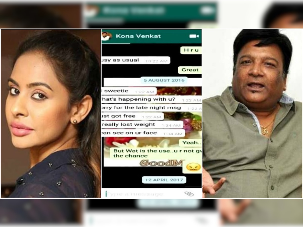 Sri Reddysex - Sri Leaks: Sri Reddy now targets Kona Venkat after accusing Suresh Babu's  son Abhiram and others of sexual harassment