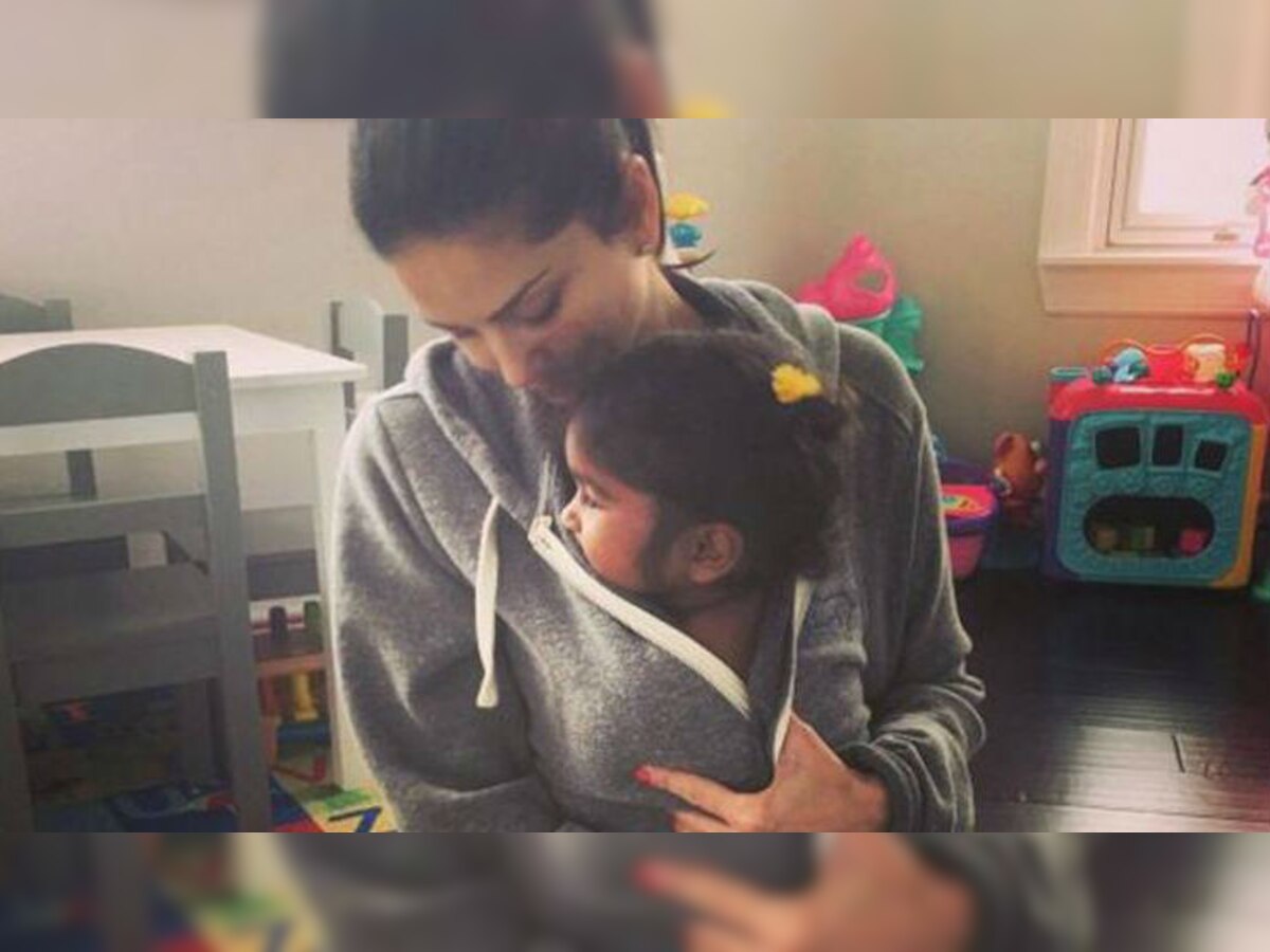 Sunny Leone promises daughter Nisha to protect her at all costs, see pic