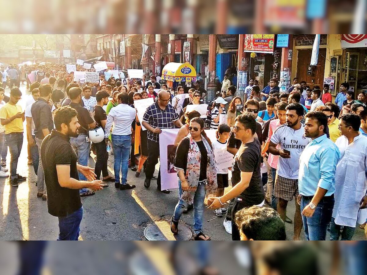Kathua rape case: Kolkata students march for victim
