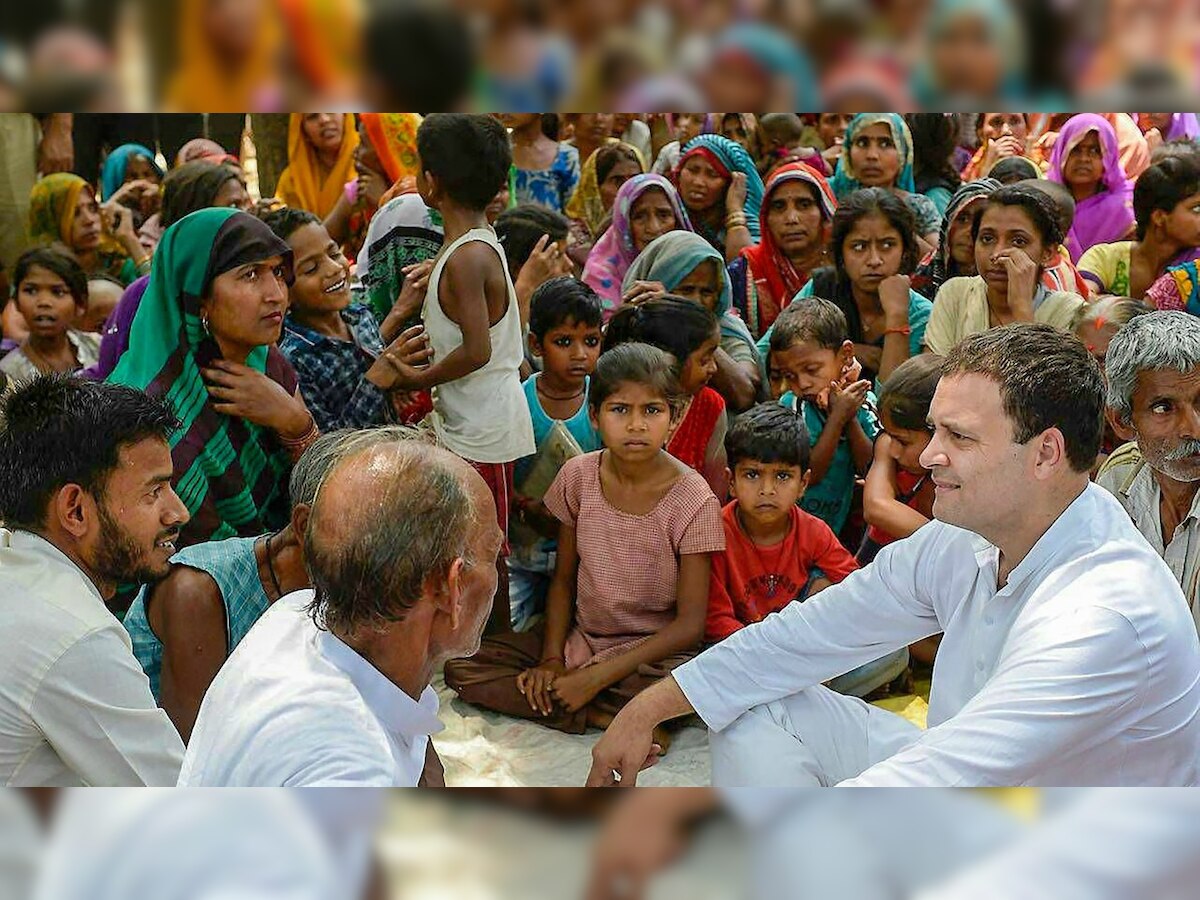 Amethi: Rahul Gandhi targets govt over farm loan waiver