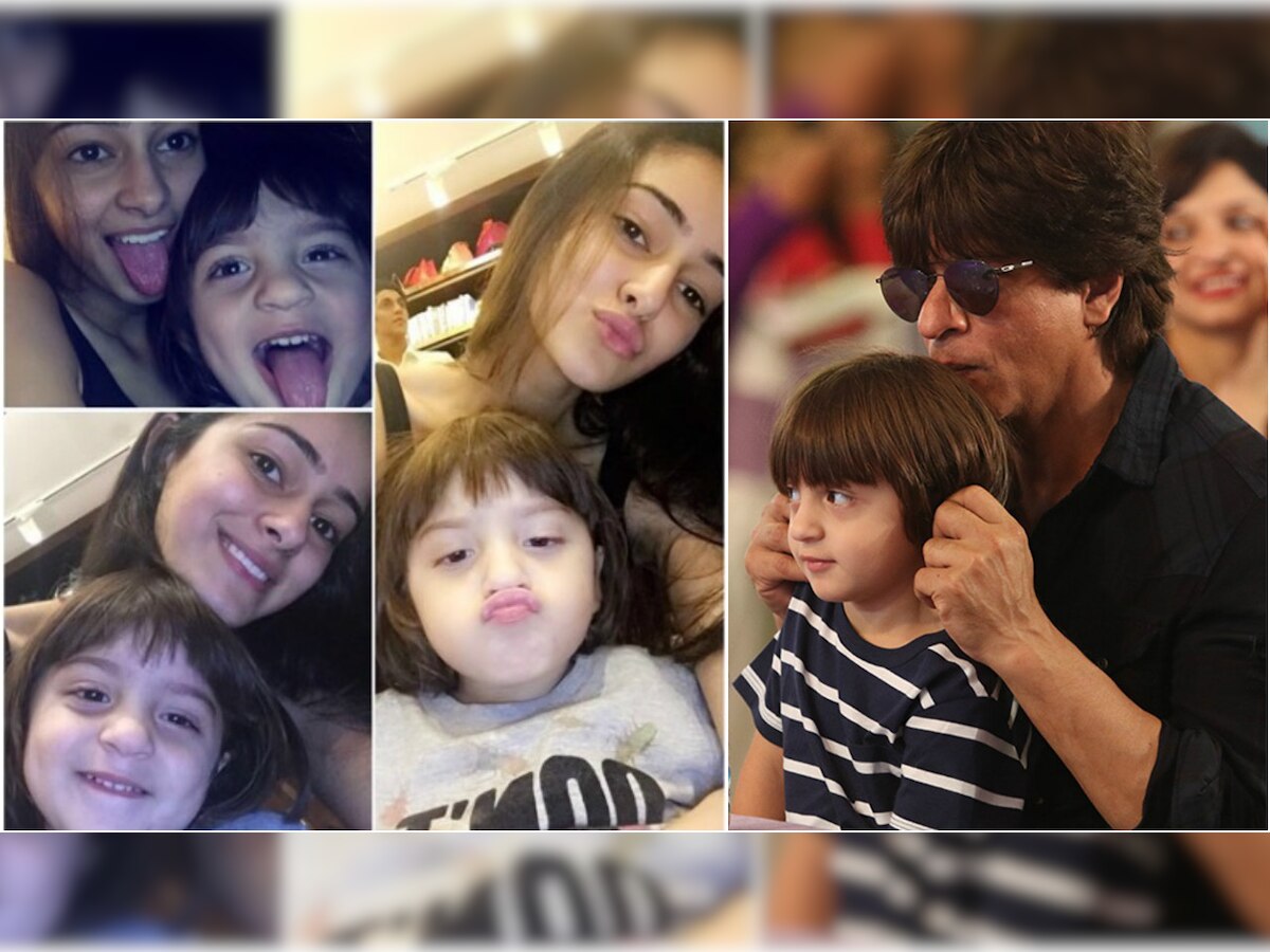 Shah Rukh Khan's little munchkin AbRam turns 'copycat' for Chunky Pandey's daughter Ananya, picture goes viral 