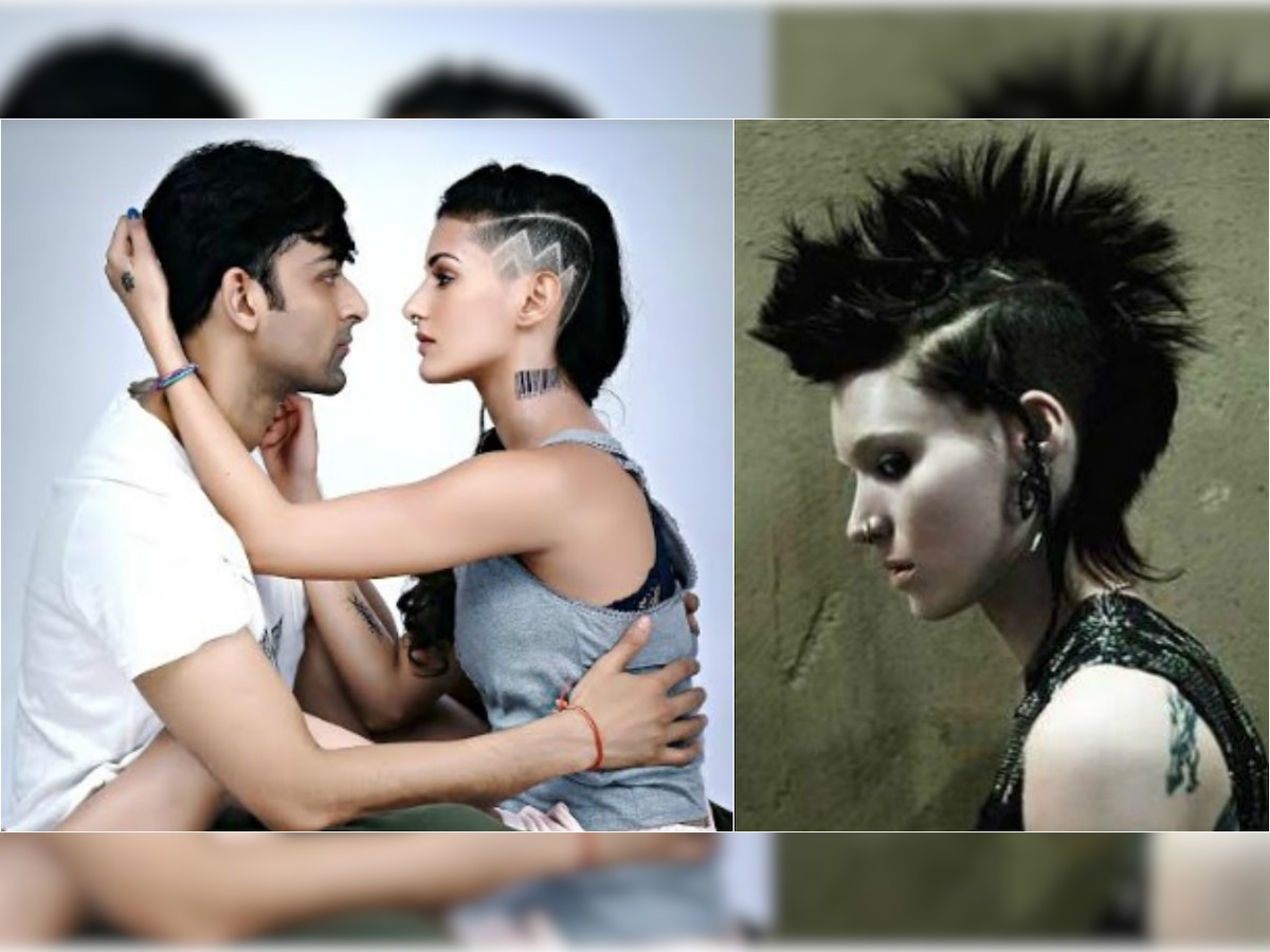 Amyra Dastur's look in 'Rajma Chawal' inspired from Rooney Mara in 'The Girl with the Dragon Tattoo'?