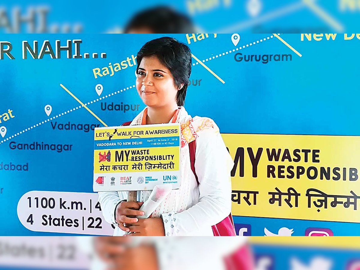 Inspired by Rabindranath Tagore, woman sets on 1100 km walk alone!