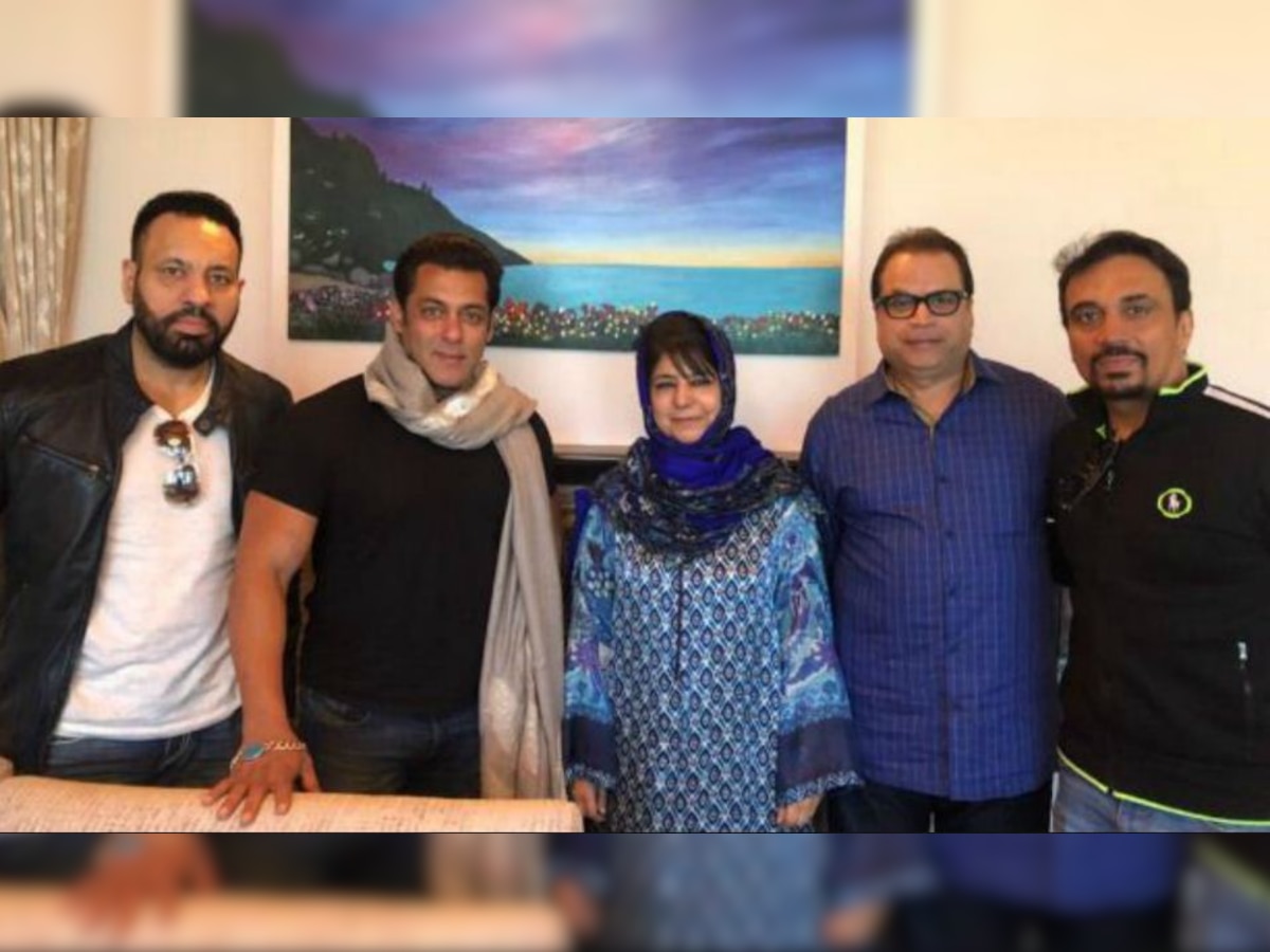 Race 3: Salman Khan meets CM Mehbooba Mufti in Kashmir