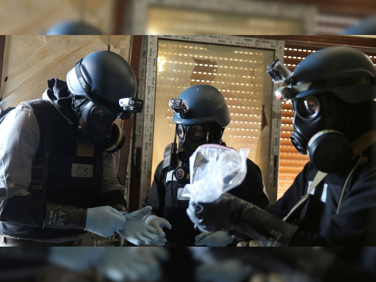 Russia present unharmed Syrians to OPCW to support claims of no chemical attack