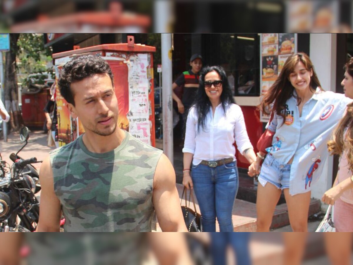 In pics: Disha Patani spends Sunday afternoon with Tiger Shroff and his mom Ayesha Shroff