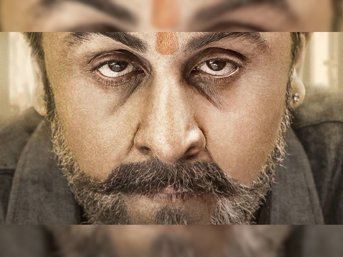 Ranbir Kapoor looks every bit as Sanjay Dutt in new ‘Sanju’ poster, see pic