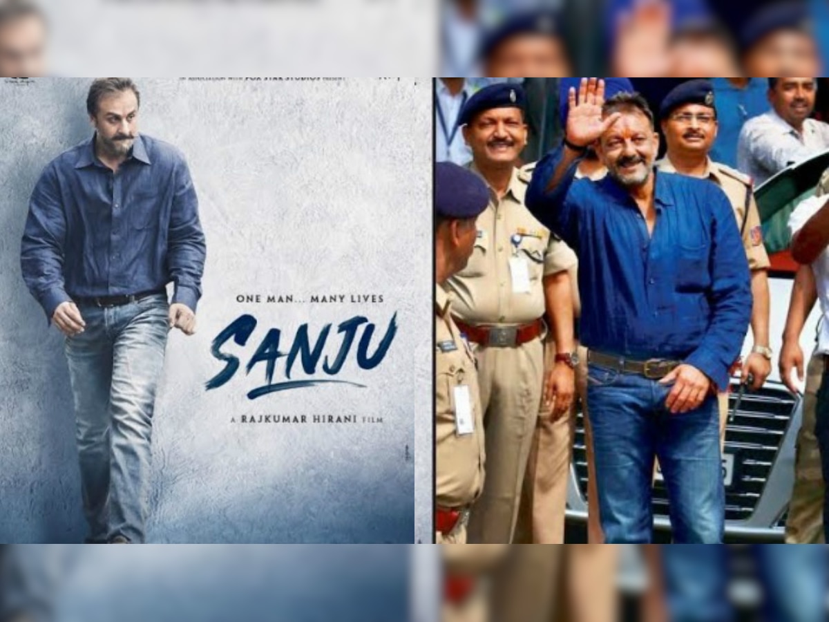 'Sanju' poster: Ranbir Kapoor looks like a splitting mirror image of Sanjay Dutt when he came out from jail