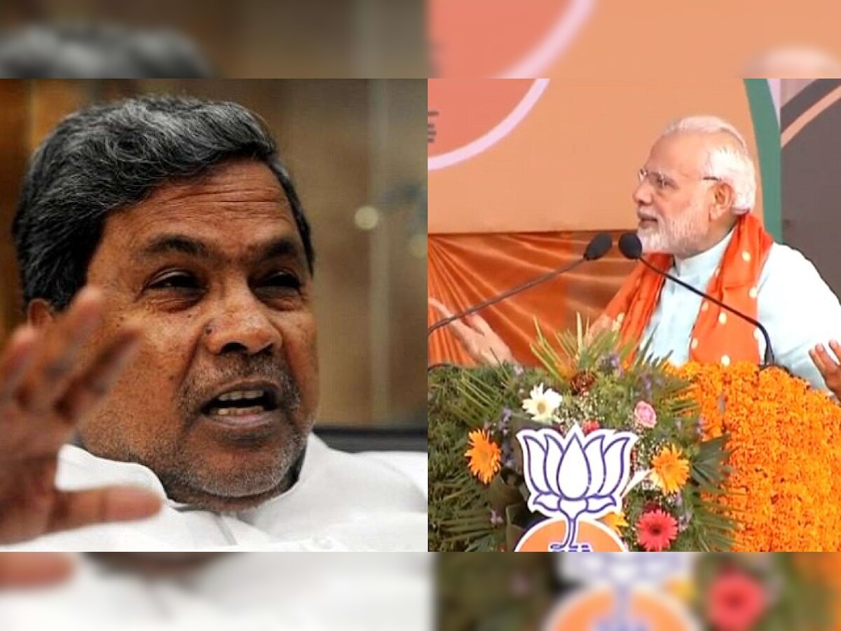 Siddaramaiah says PM Modi repeating lies about increasing crime rate, dares him to debate on law & order issue