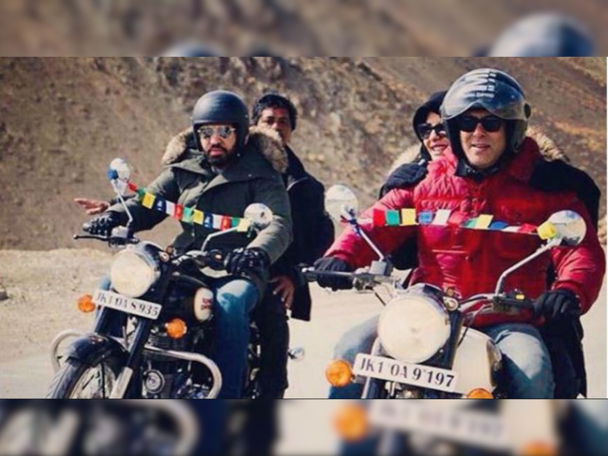 In pics: 'Race 3' stars Salman Khan & Jacqueline Fernandez are having a gala time shooting in Ladakh