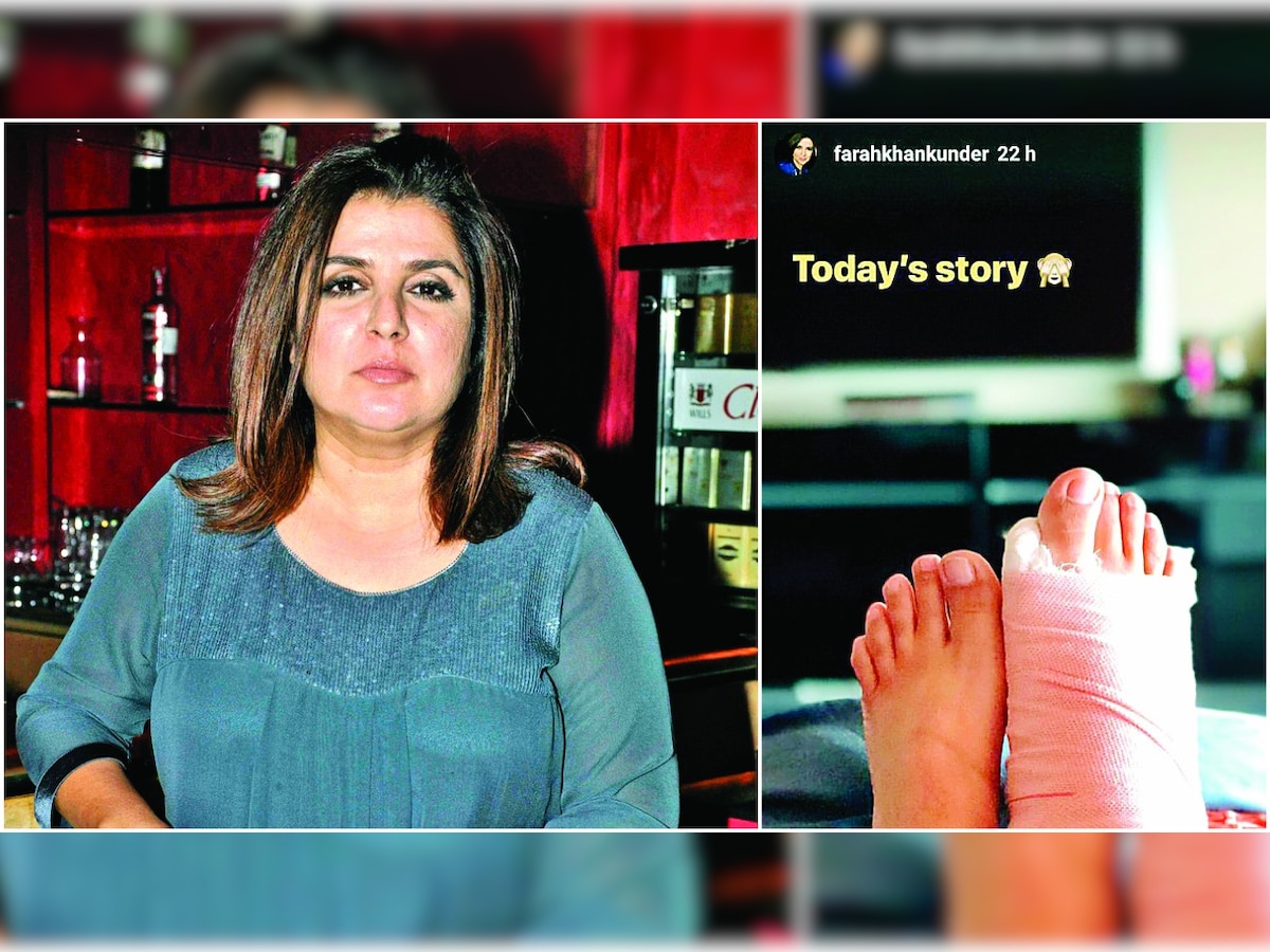 Farah Khan’s fractured foot doesn't fracture her spirits