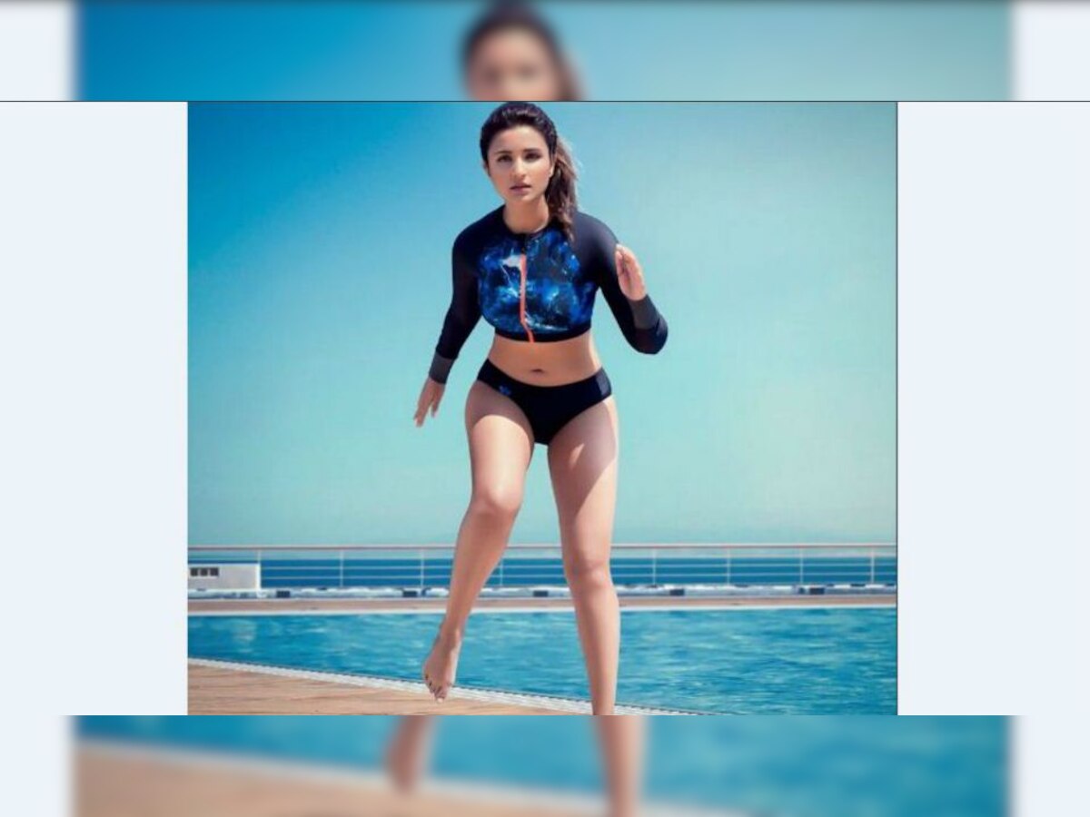 Hotness Alert: Bikini-clad Parineeti Chopra flaunts her fab figure for leading swimwear brand