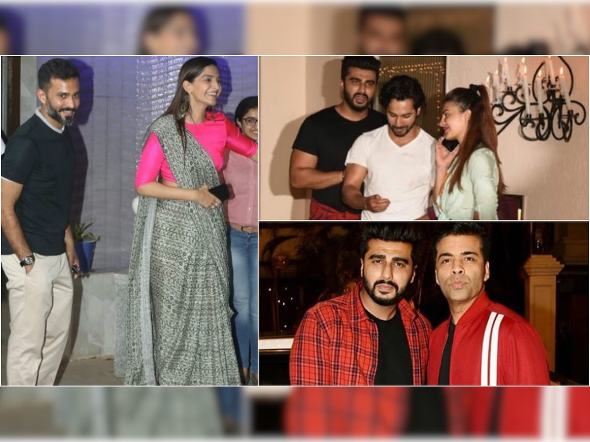 Videos out! Sonam Kapoor-Anand Ahuja wedding: Varun Dhawan joins Arjun Kapoor and Karan Johar for Sangeet rehearsals