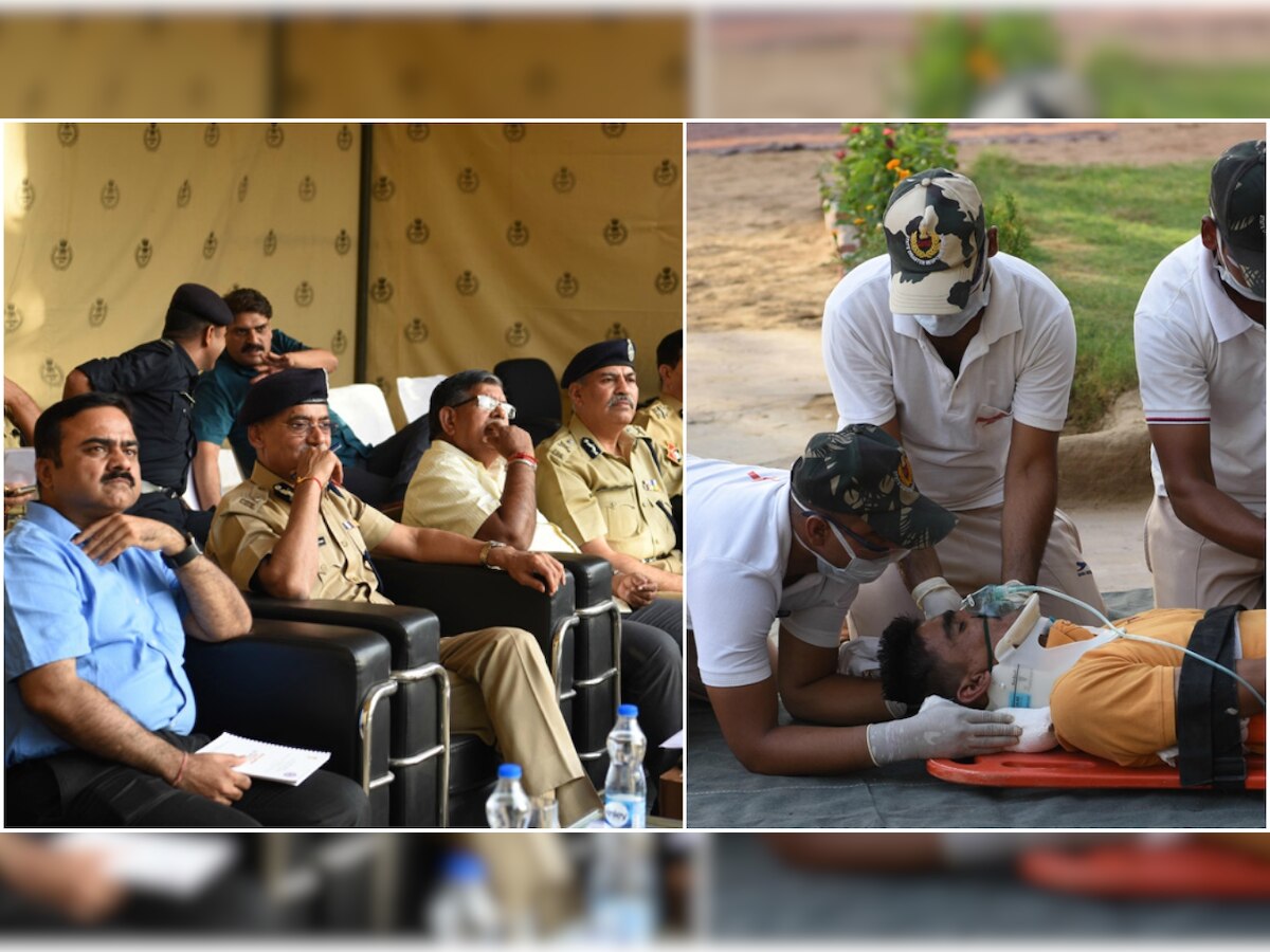 Disaster Relief Force displays its skills in Jaipur