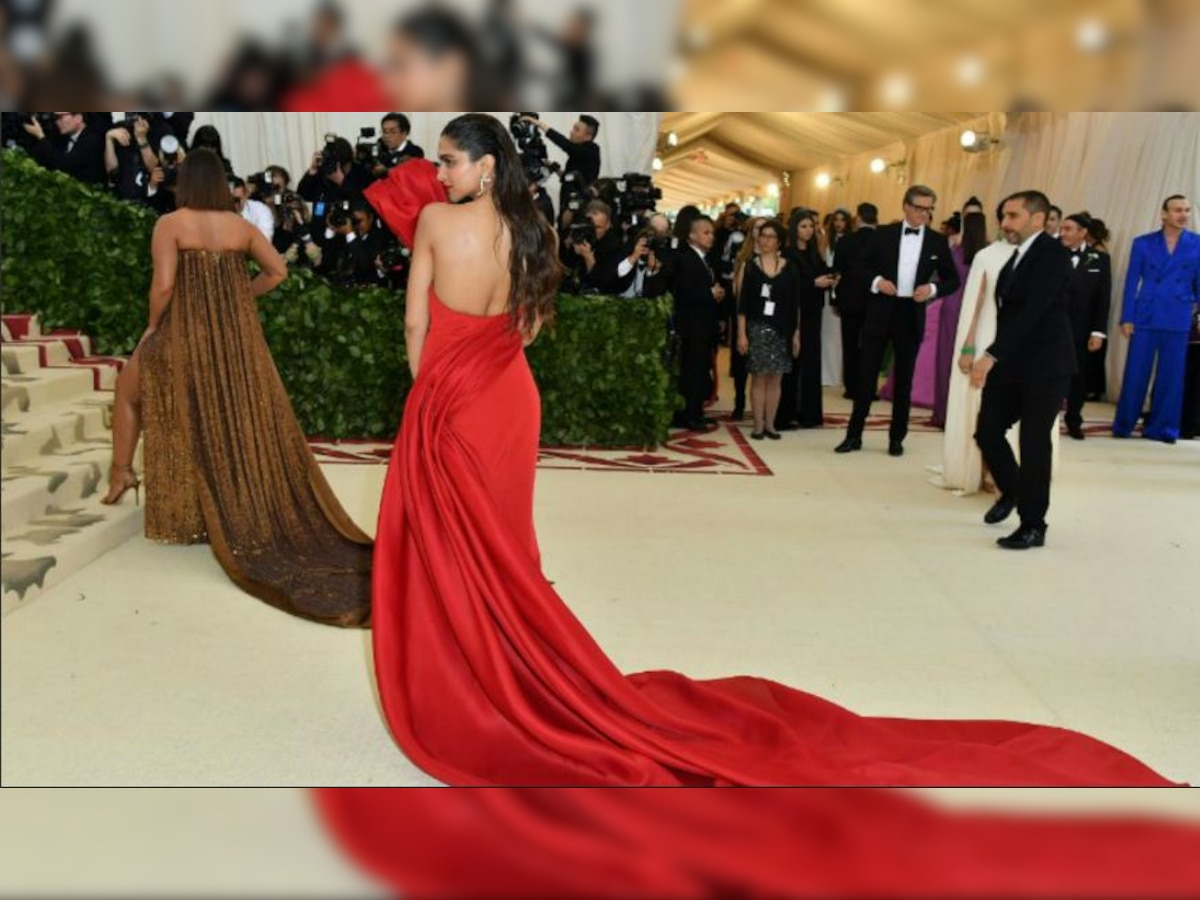 In pics: Deepika Padukone's red hot look for Met Gala 2018 is hard to be missed