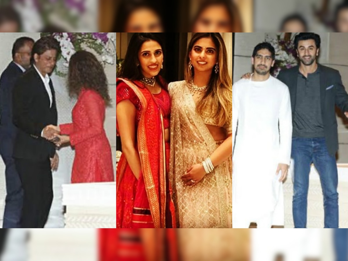 In Pics: Shah Rukh Khan to Ranbir Kapoor: B-Town celebs make Isha Ambani's engagement party a starry affair