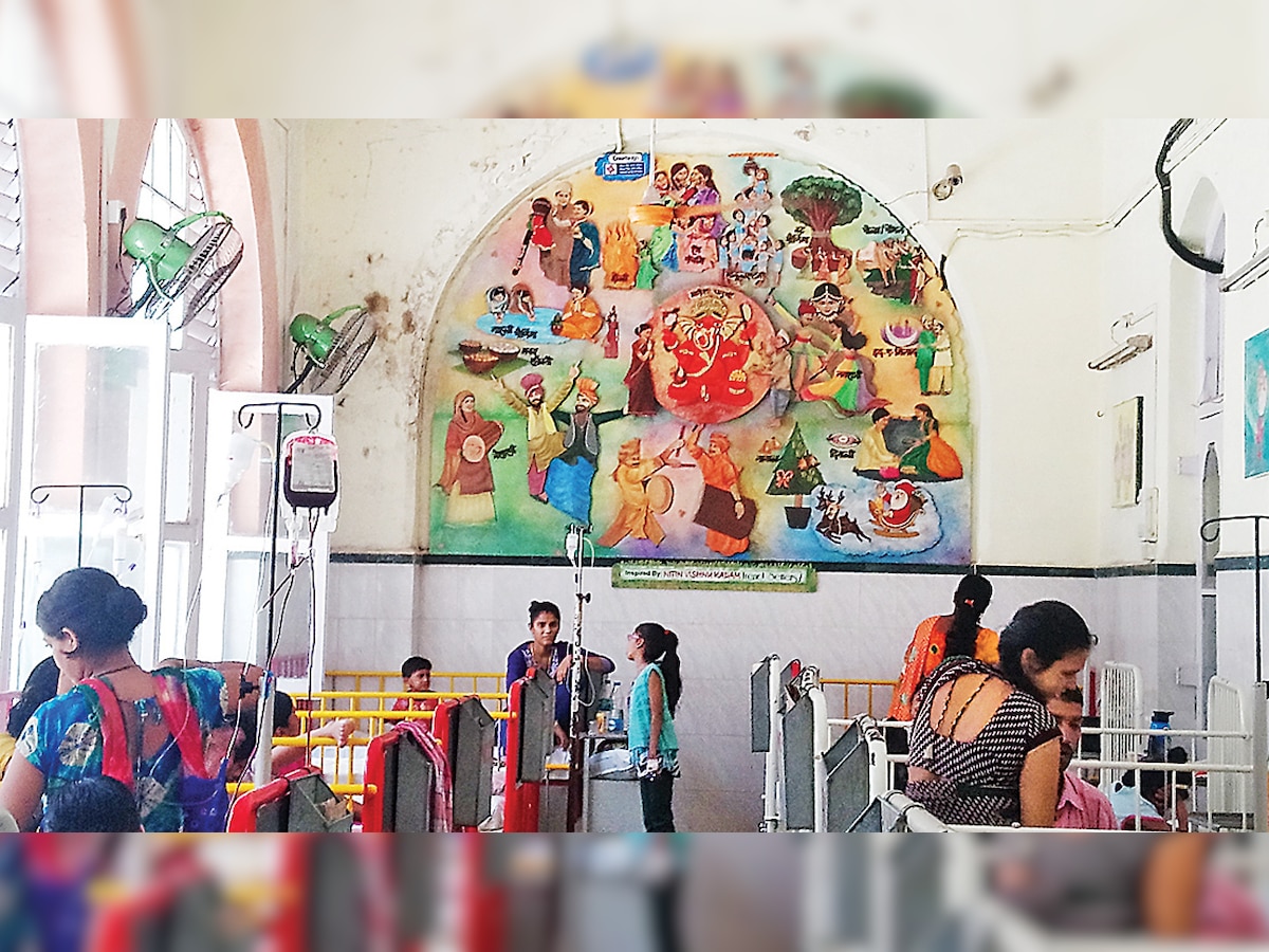 Mumbai: St George's hospital adds some colour to cheer up child patients