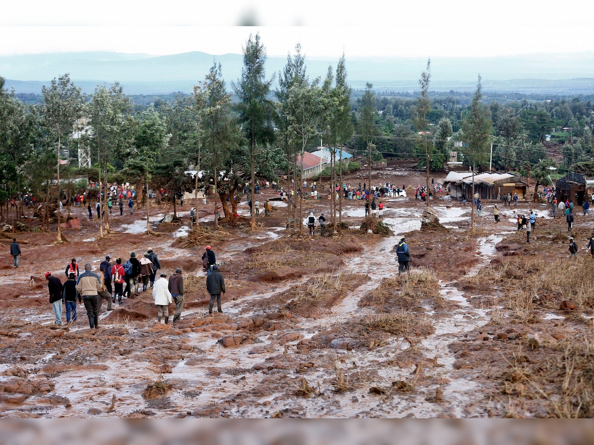 At least 32 dead as Kenya dam bursts after torrential rains