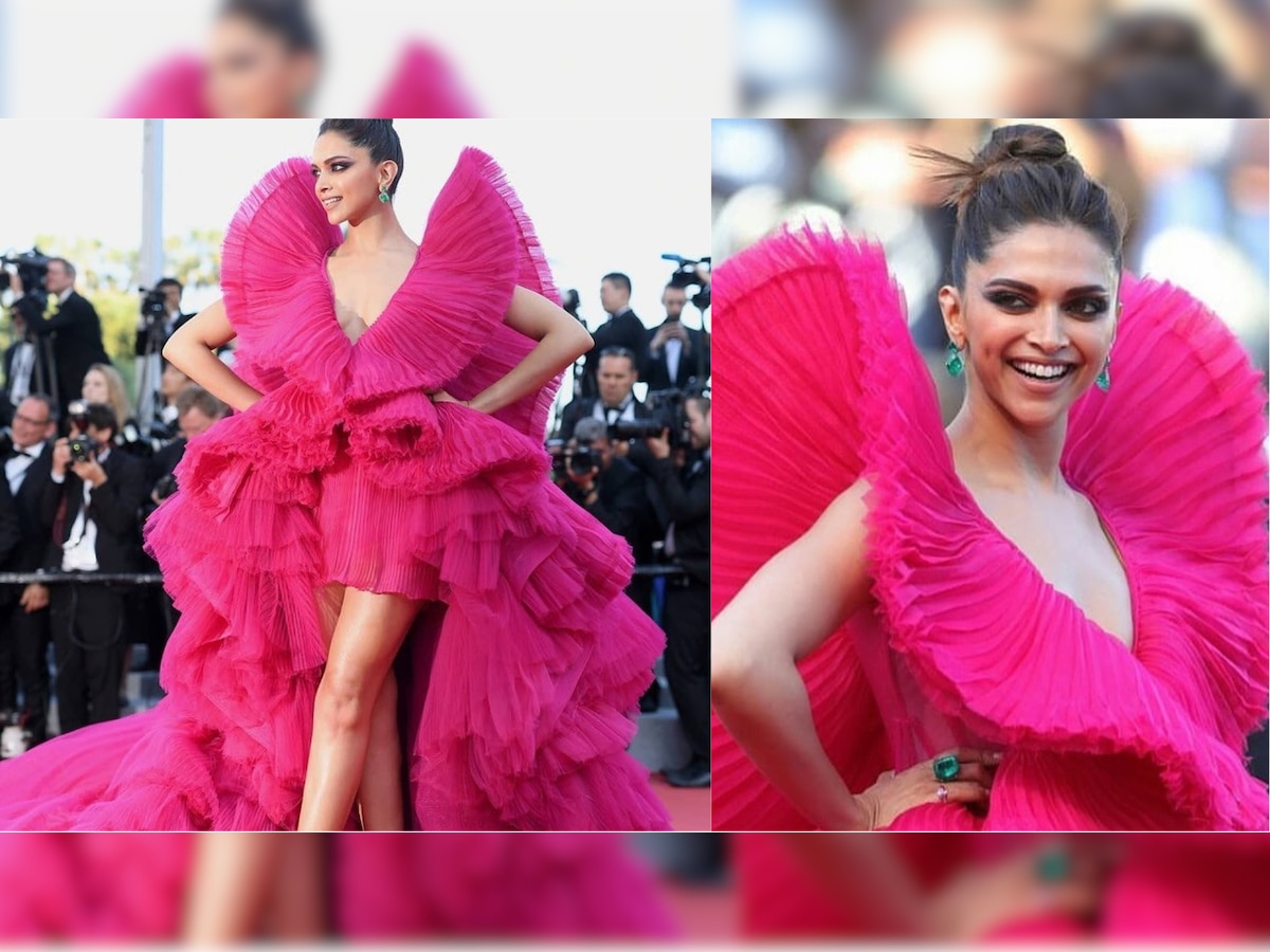 Cannes 2018: Deepika Padukone looks like a fiery bird who has descended from pink heavens on Day 2