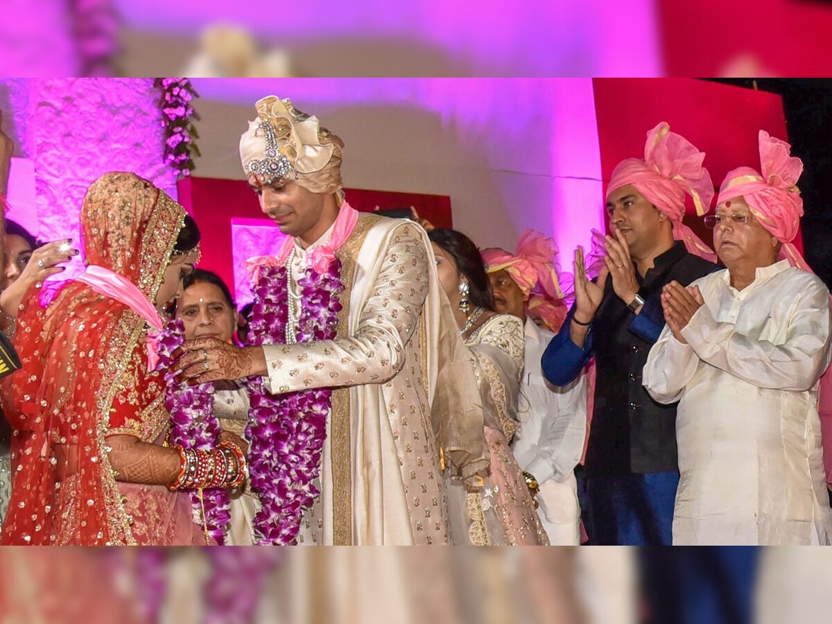 Massive chaos at Lalu's son Tej Pratap's wedding; unruly crowd loots food items, crockery