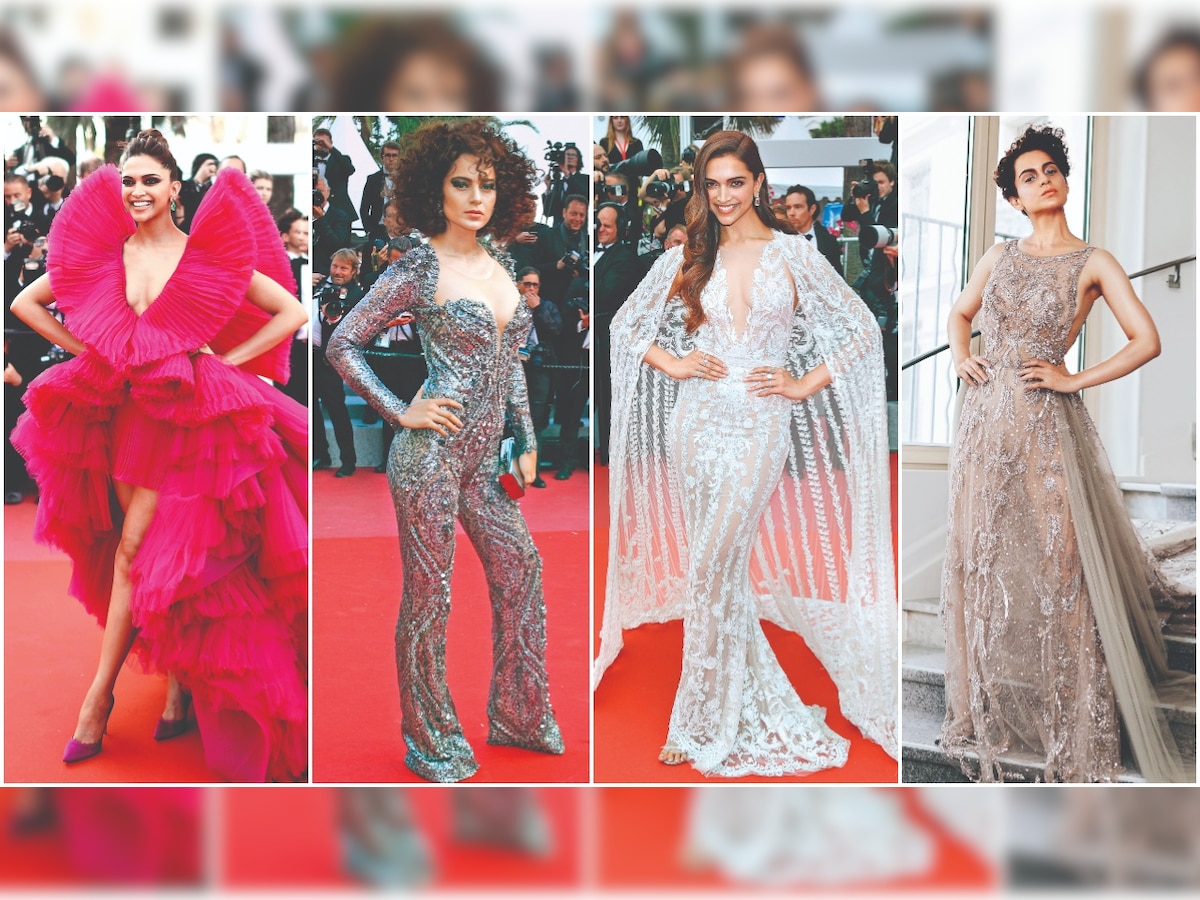 Cannes Face-off: Deepika Padukone vs Kangana Ranaut