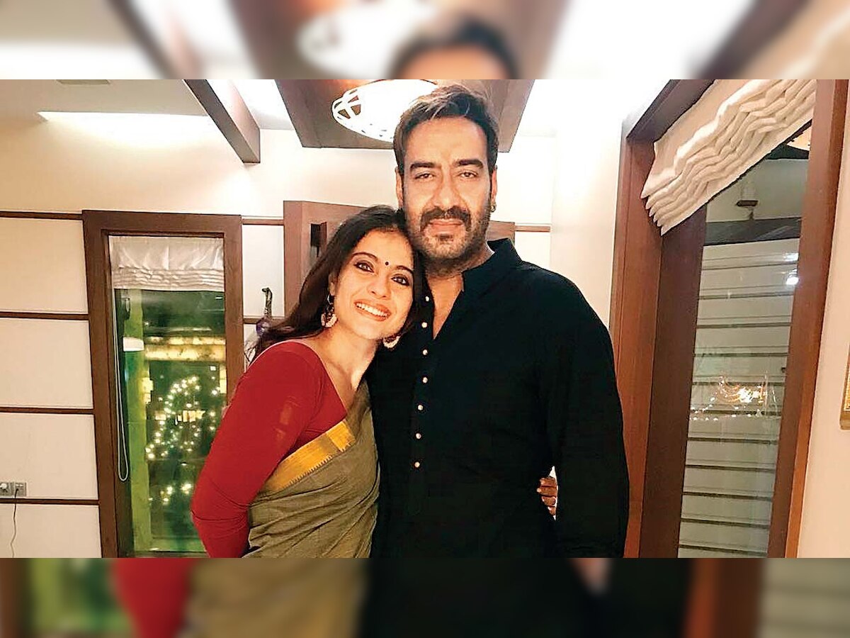 Awwh! Ajay Devgn-Kajol catch-up for lunch in the middle of their shoot