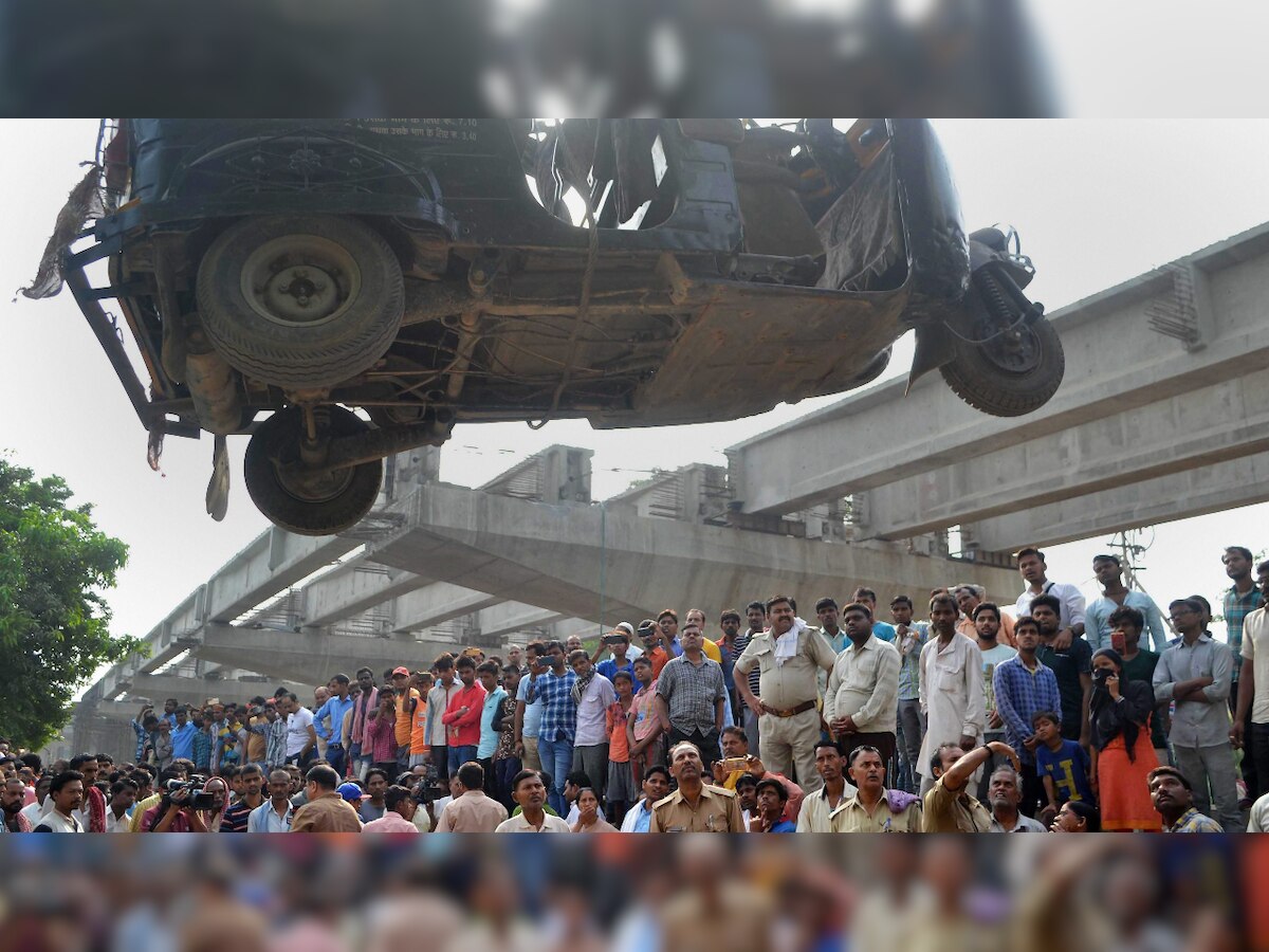 Varanasi flyover collapse: 4 suspended, FIR lodged against UP Bridge Corp, senior govt officials