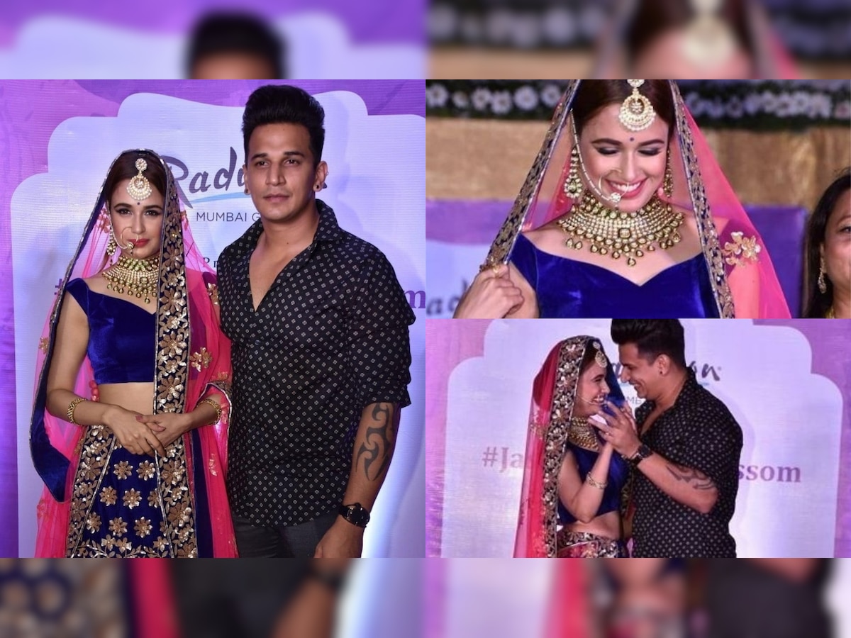 Bigg Boss 9 winner Prince Narula stops fiancee Yuvika Chaudhary's ramp walk mid-way to propose her