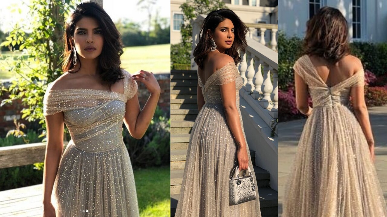 Royal Wedding Reception: Priyanka Chopra steals Meghan Markle's thunder as  she turns up looking like a golden goddess