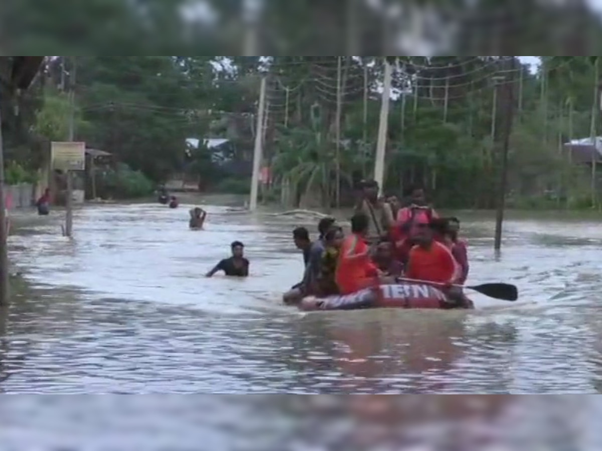 Incessant rains cause flash floods in Tripura, 600 homes destroyed, Haora River above danger mark