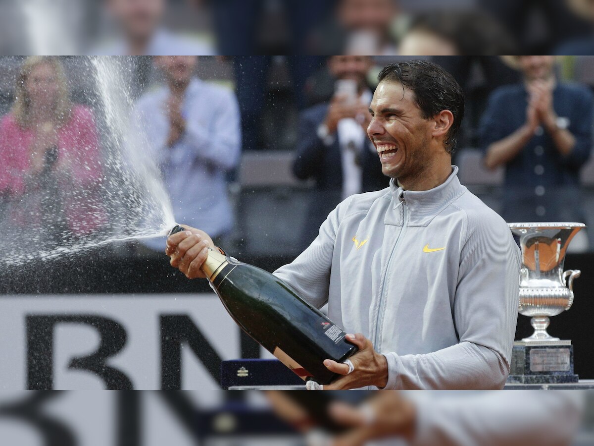 Rafael Nadal not worrying about Roland Garros defense after eighth Italian Open title