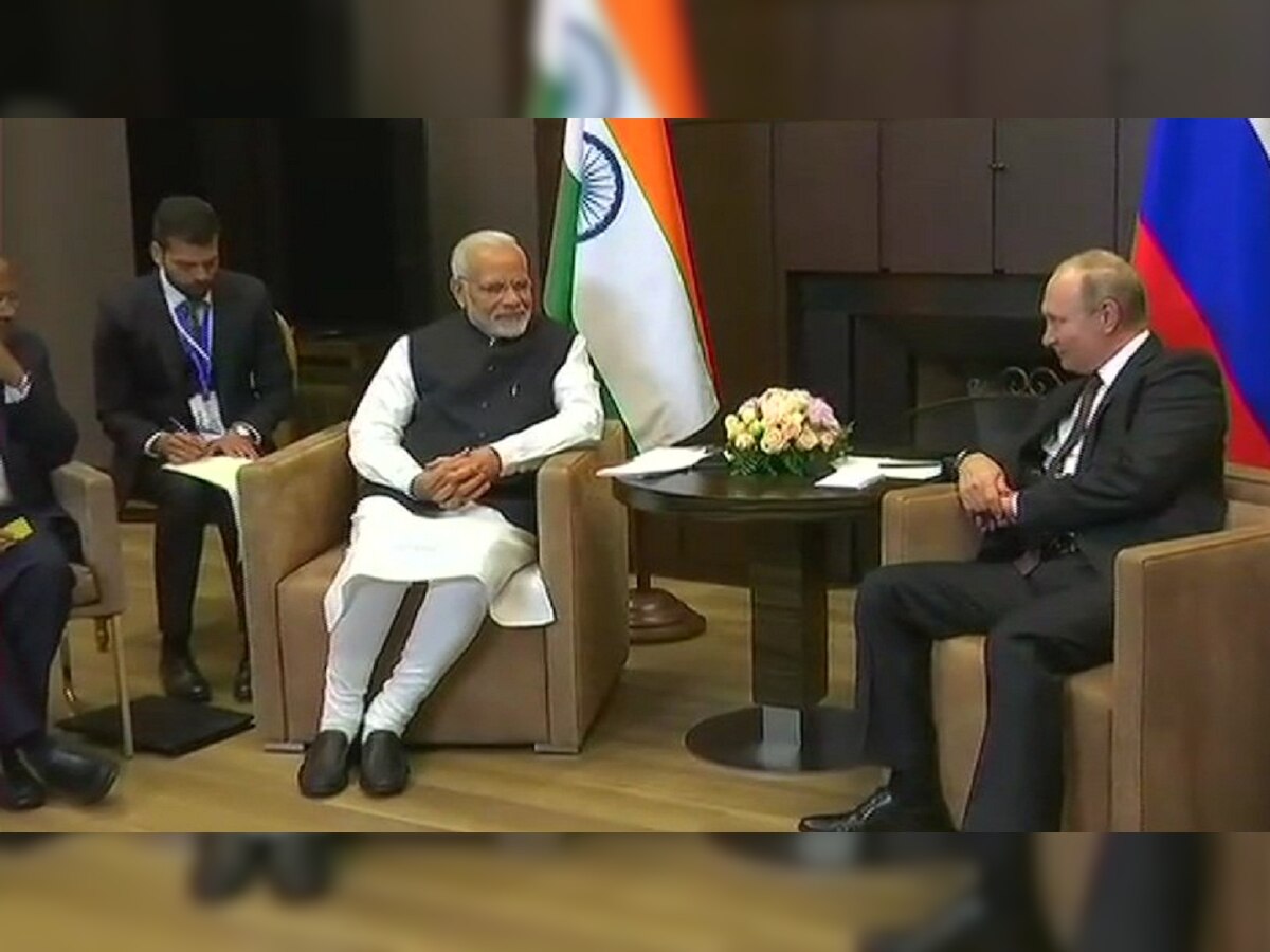PM Modi meets Putin, hails Russia's help in getting SCO membership