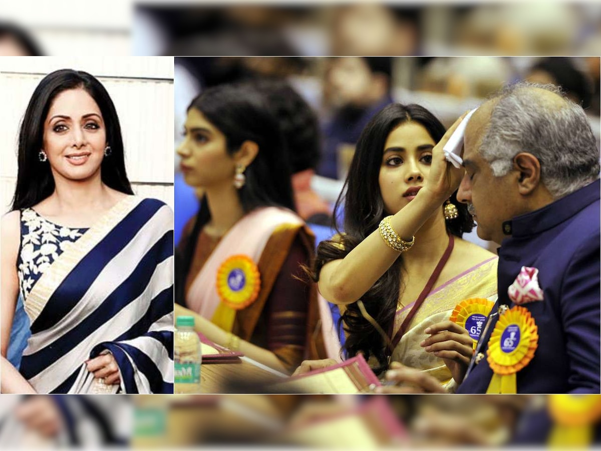 Watch: Janhvi Kapoor opens up about Sridevi's National Award win post her demise for the first time on camera