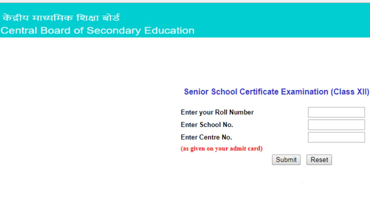 CBSE Class 12 Results Declared: Check Cbse.nic.in & Cbseresults.nic.in ...