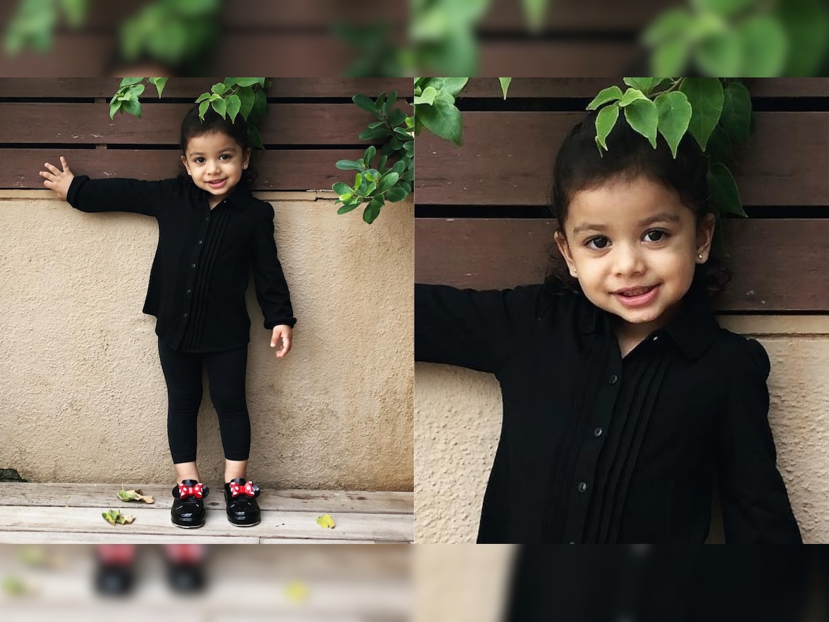 Shahid Kapoor and Mira Rajput's daughter Misha is not into girly pinks, sports an all-black outfit in latest pic