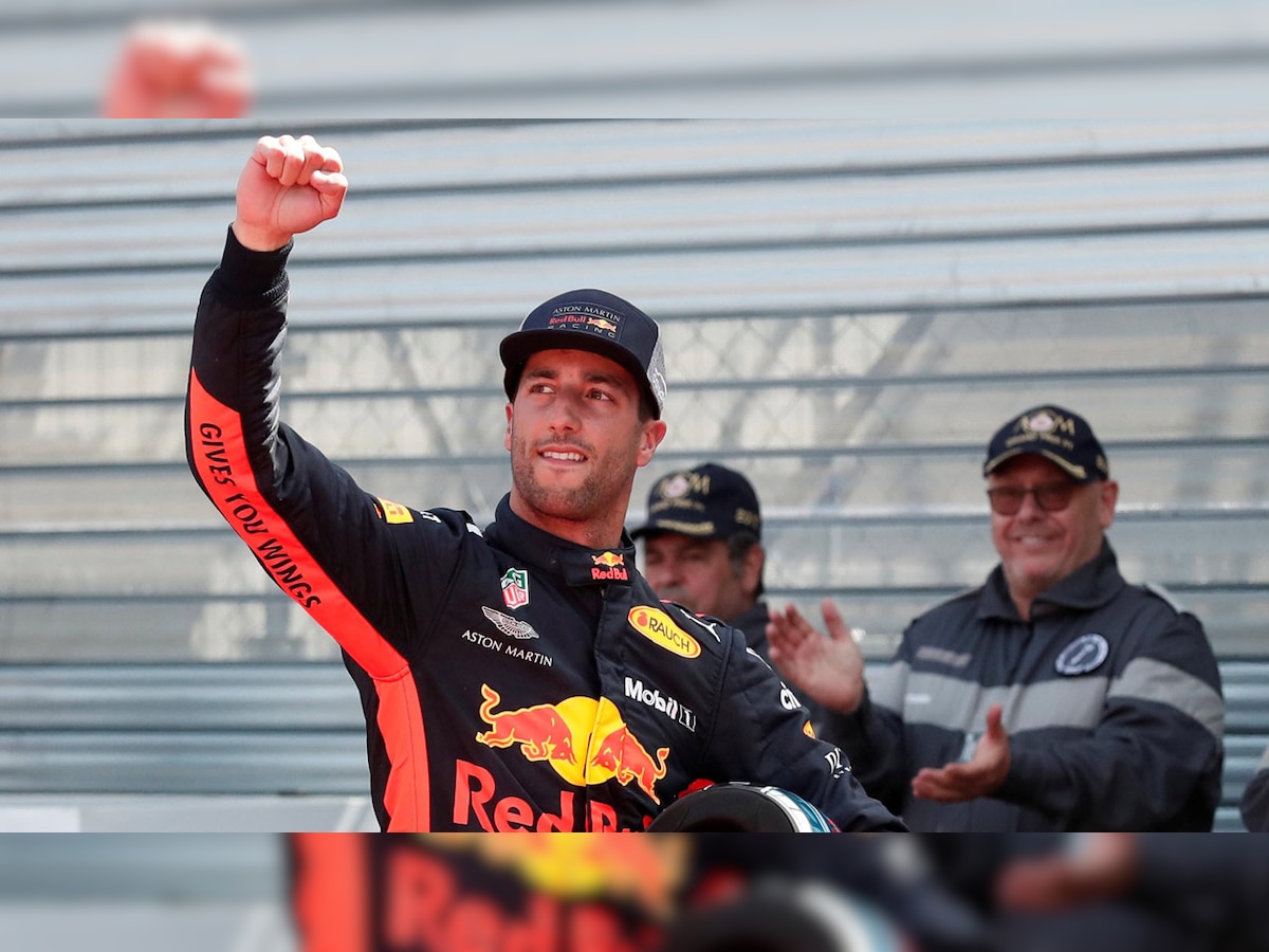 Let's finish the job tomorrow: Daniel Ricciardo is pumped after winning pole position at Monaco GP