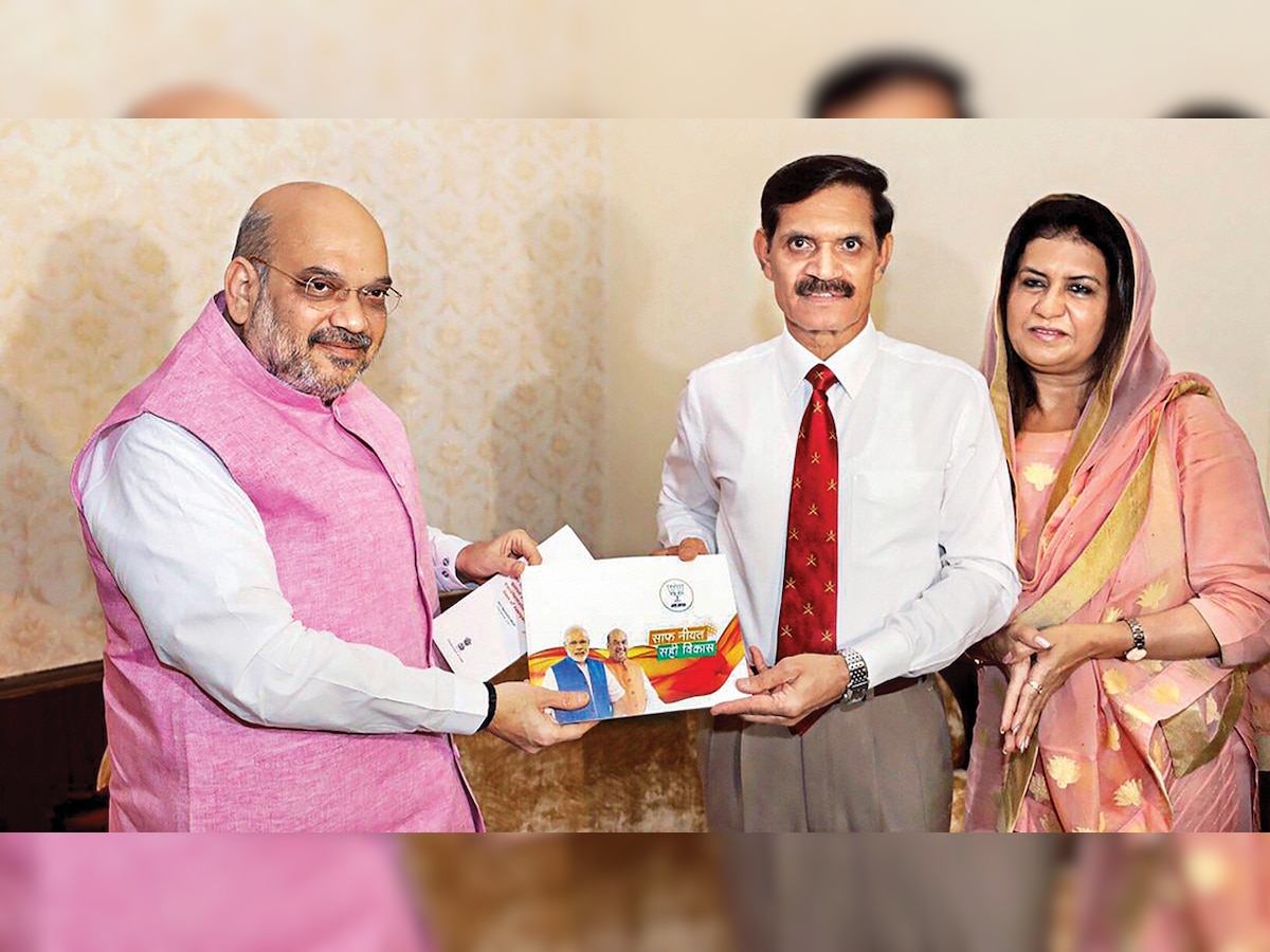 Amit Shah meets Army ex-chief Dalbir Singh Suhag as part of BJP's outreach