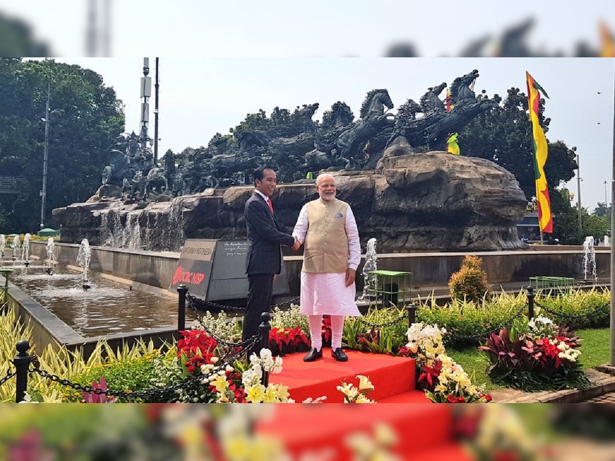 Modi in Indonesia: PM flies kites with Prez Joko Widodo, visits Istiqlal Mosque in Jakarta