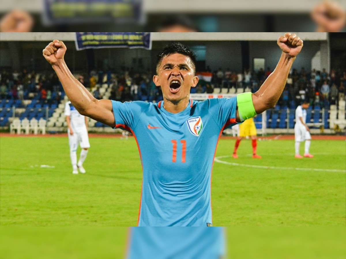 When Indian football captain Sunil Chhetri ran towards Pakistan fans to celebrate a goal