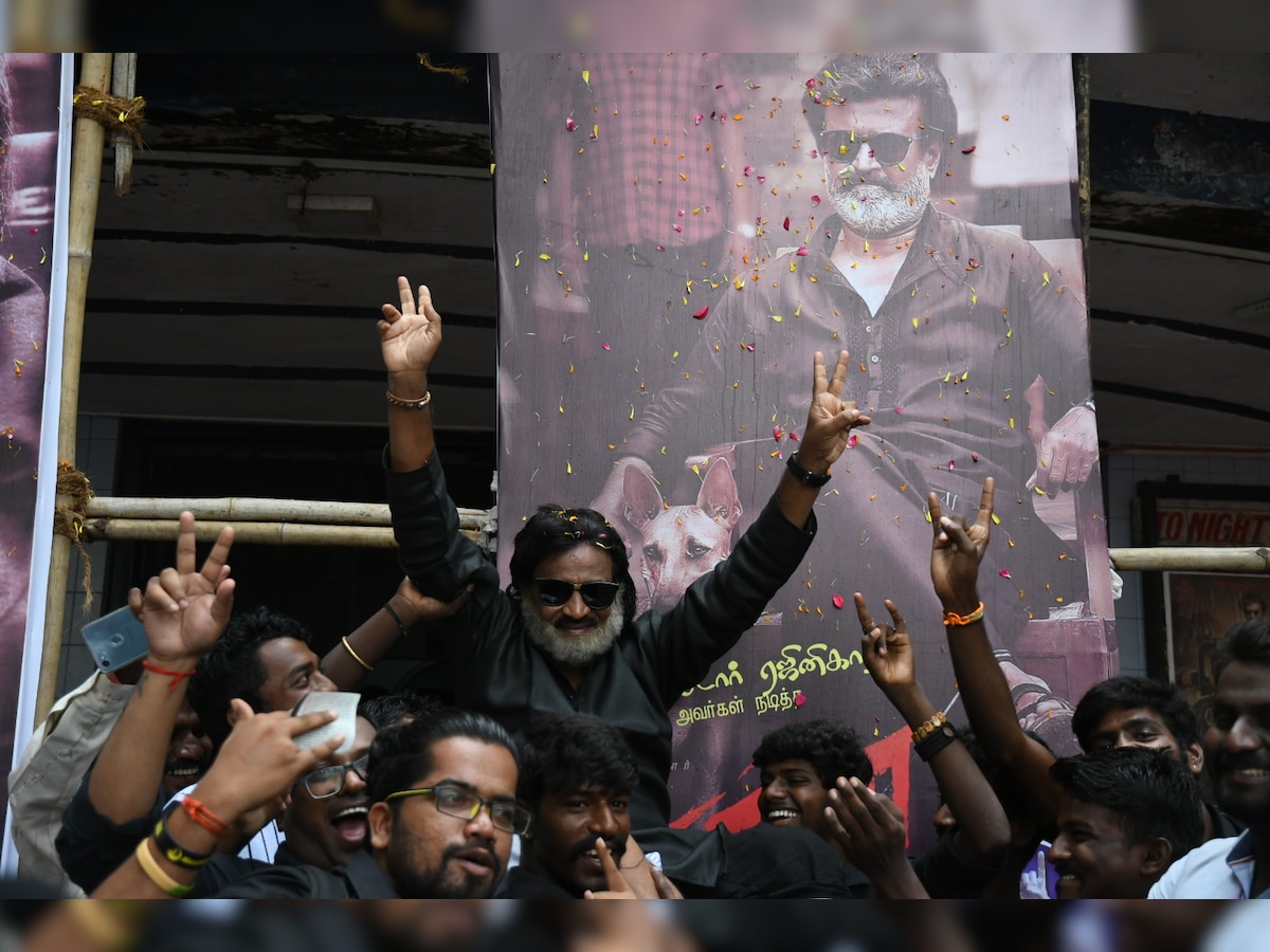 See pics: Rajinikanth's Kaala releases worldwide amid fanfare; still waiting for release in Karnataka