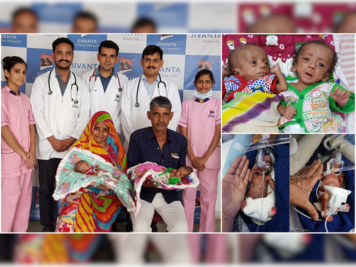 Smallest twins ever win 40-month survival battle in Udaipur