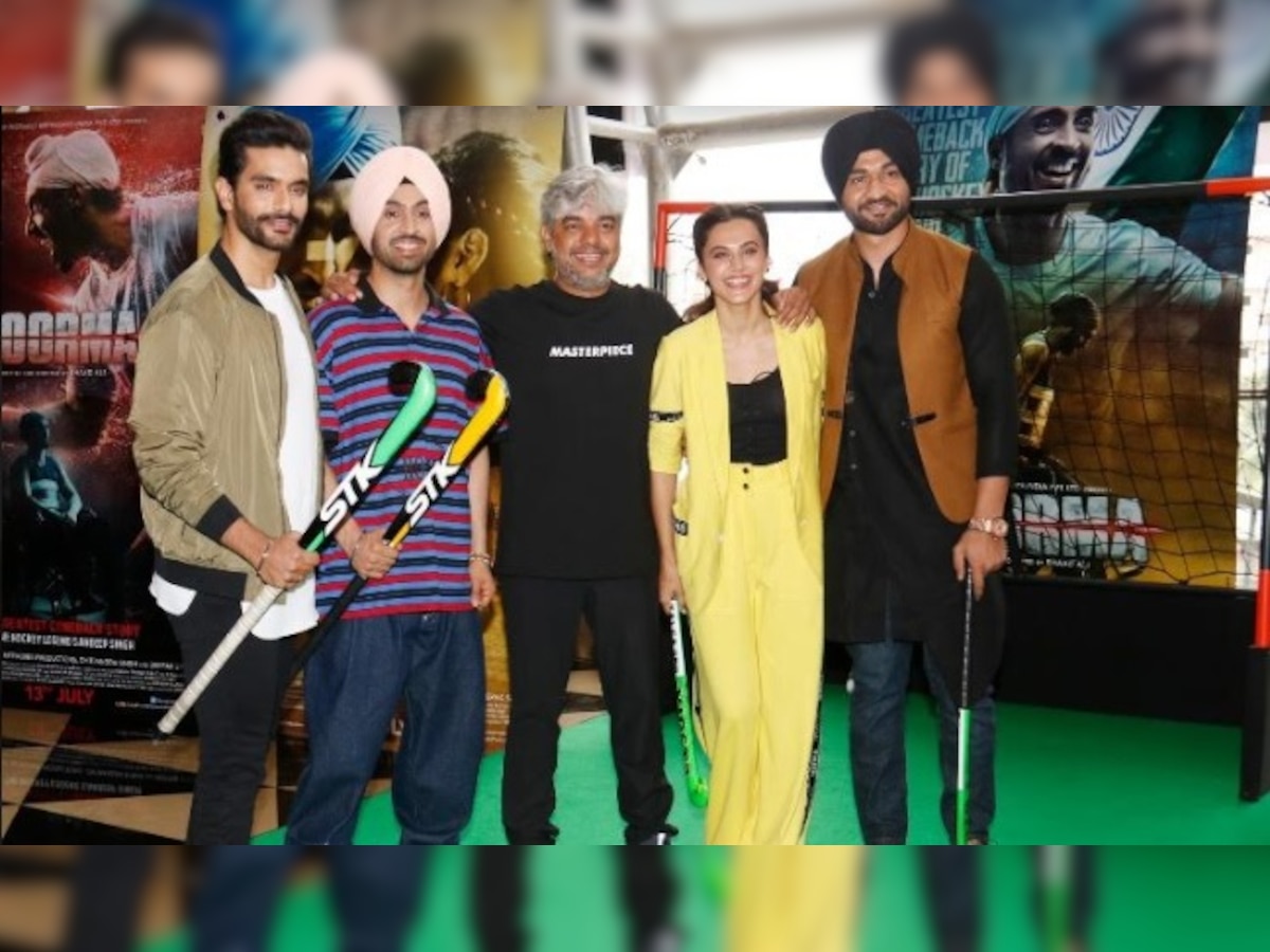 Soorma: Taapsee Pannu shares behind-the-scenes action from the first day of shoot with Diljit Dosanjh