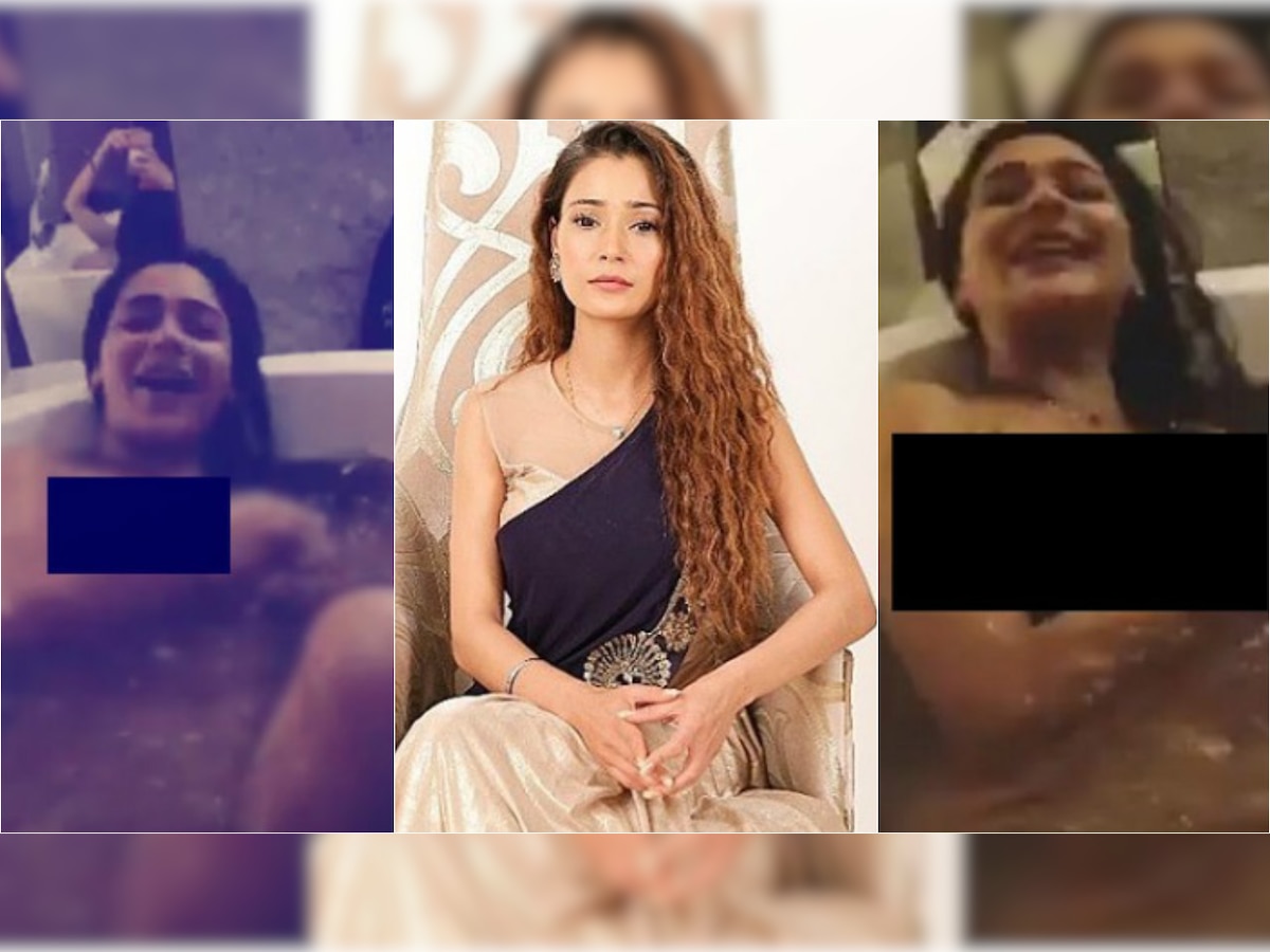 1200px x 900px - Sara Khan's nude bathtub pic goes viral: Accident or publicity gimmick?  Here's what the actress has to say