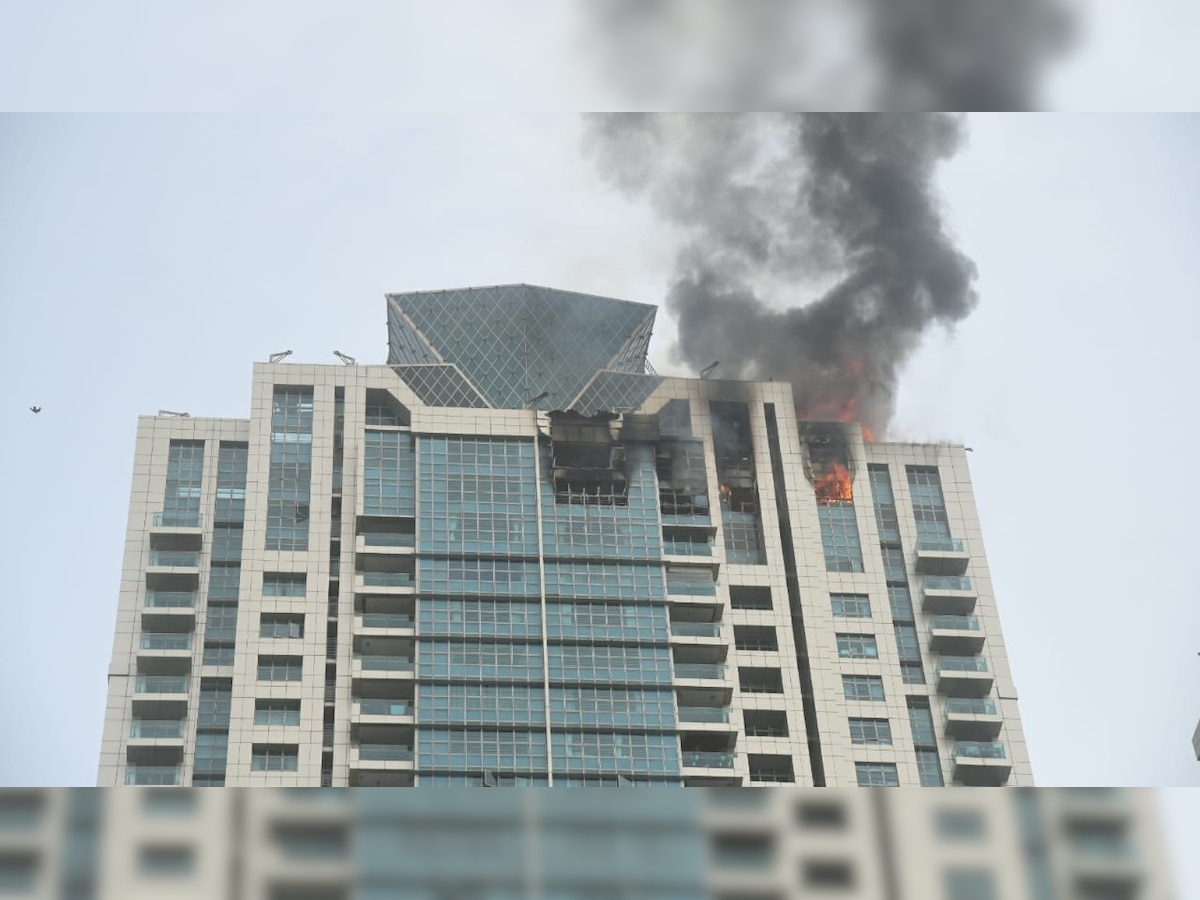 Beaumonde Towers in Mumbai's Worli catches fire; Sena corporator blames security guards as fire rages 