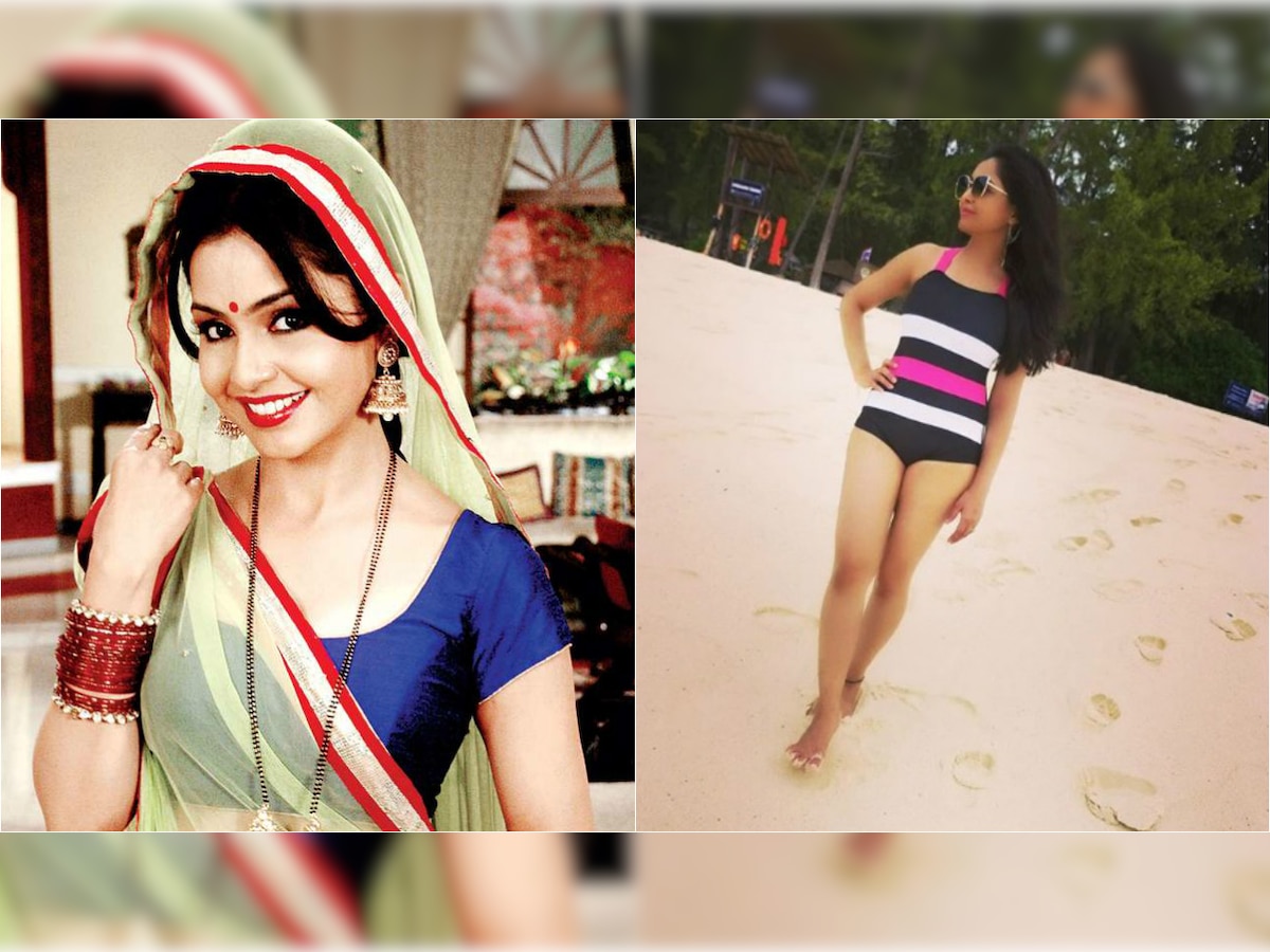 Bhabhiji Ghar Par Hai fame Shubhangi Atre ditches her Angoori Bhabhi avatar  to pose in a monokini, pic goes viral