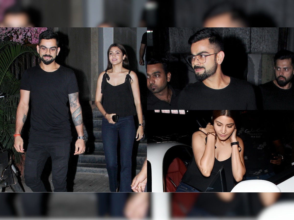 Here are latest pictures of our favourite couple Anushka Sharma and Virat Kohli twinning into our hearts, like always 