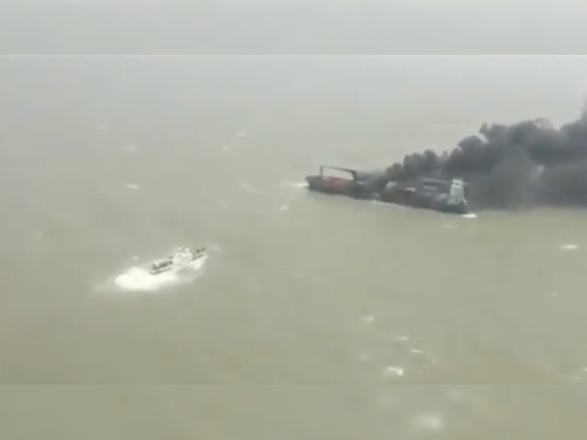 Watch: Indian Coast guard rescue 22 crew members onboard merchal vessel SSL Kolkata