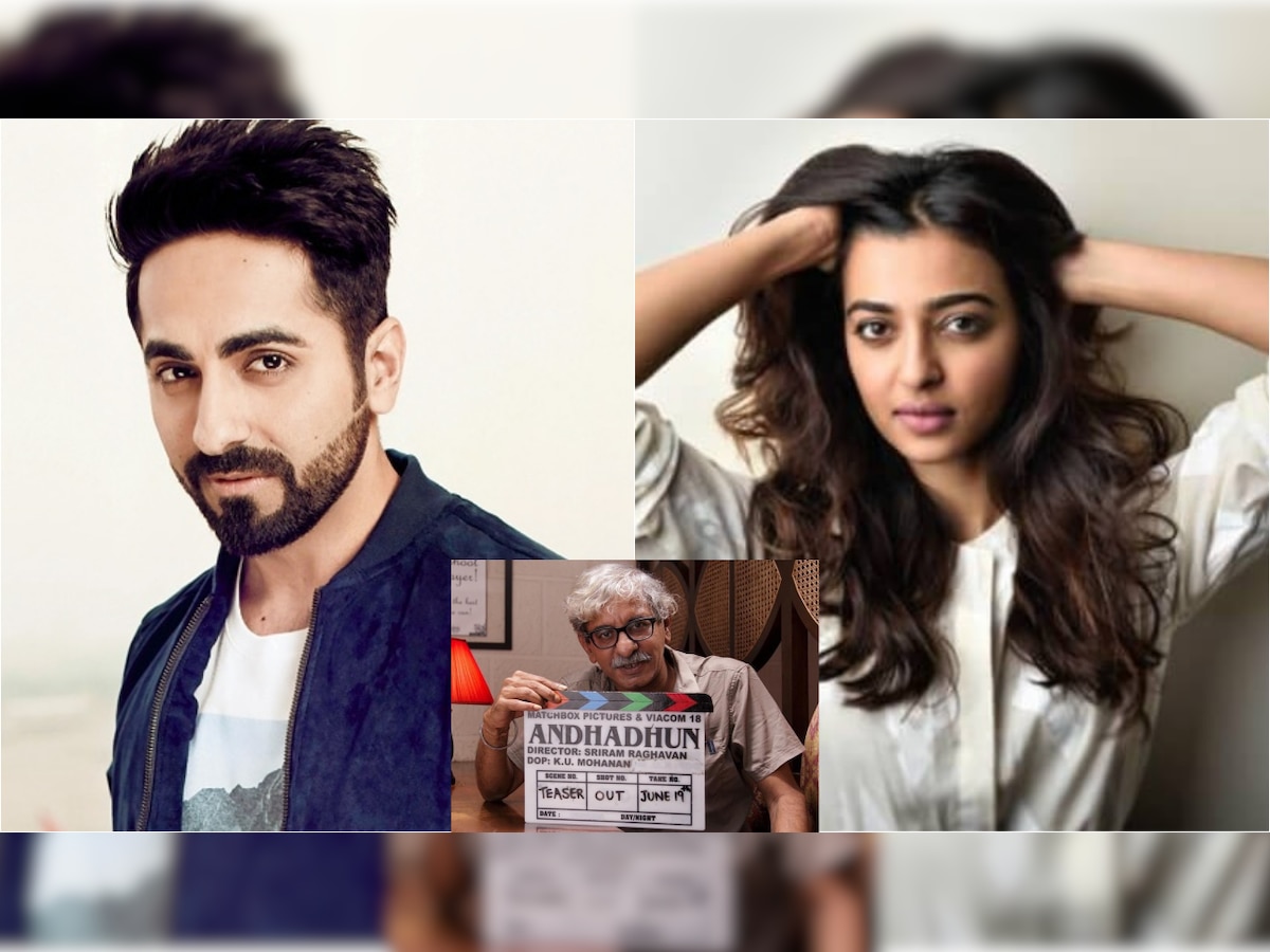 AndhaDhun! Ayushmann Khurrana and Radhika Apte end the suspense and announce the title of Sriram Raghavan's film 