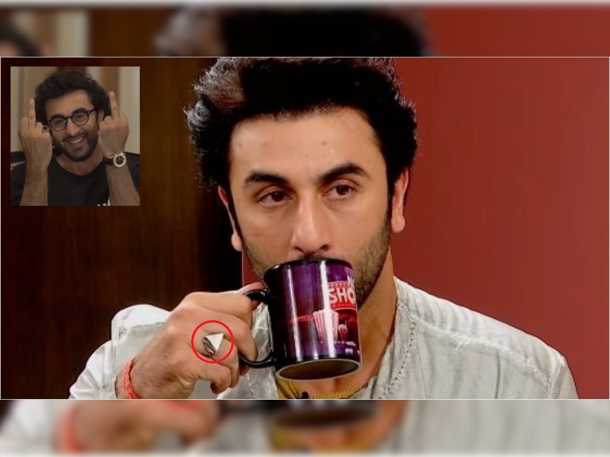 Ranbir Kapoor sports a ring ahead of Sanju's release to ward off evil eye? 